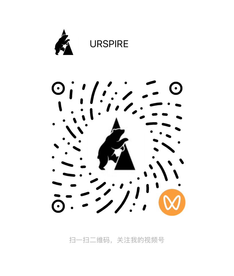 URSPIRE STUDIO 视频号二维码